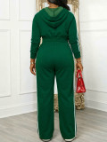 Color Block Sports Wide Leg Jumpsuit HNIF-GY350