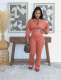 Solid Color Sport Casual Two Piece Pants Set NYF-8220