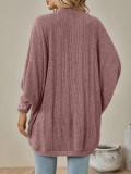 Long Sleeve Solid Color Knits Coat GMYS-QZ5001