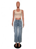Loose Straight Jeans HMS-5601