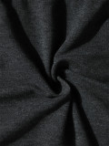 Solid Color Knits Cardigan Two Piece Pants Set HNIF-HL007
