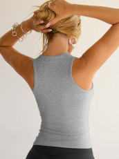 Solid Color Knits Tank Top GMYS-LWZ8068