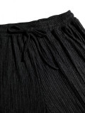 Solid Color Long Sleeve Two Piece Pants Set HNIF-YM122