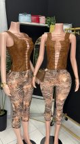 Pre Order: About 7 work days shipping Fahion Printed Pants YUEM-202705