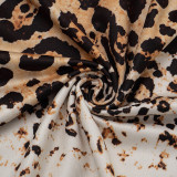 Leopard Printed Long Sleeve Mini Dress GDSF-J26DS472