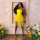Solid Color Sling Tassel Midi Dress CYA-902441