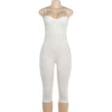 Solid Color Sling Skinny Jumpsuit GZJQ-K6Q14199A