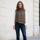 Sleeveless Zipper Warm Vest Cotton-padded Jacket GNZD-DZN2248