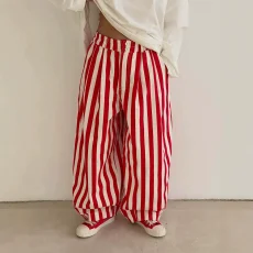 Stripe Loose Wide Leg Pants LSD-3082