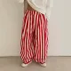 Stripe Loose Wide Leg Pants LSD-3082