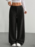 Solid Color Loose Corduroy Pants GMYS-LWZ8249