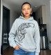 Leopard Print Hooded Sweatshirt YWXS-K26L3040