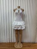 Sleeveless Backless Mini Dress GADE-11490