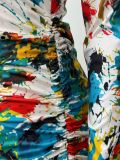 Plus Size Printed Long Sleeve Maxi Dress GAWE-6803
