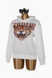Letter Printed Long Sleeve Hooded Sweatshirt YWXS-K26L3051