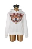 Letter Printed Long Sleeve Hooded Sweatshirt YWXS-K26L3051