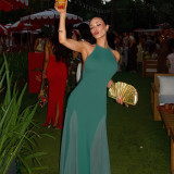 Sleeveless Solid Color Backless Maxi Dress GAXB-A737DS