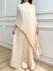 Loose Irregular Long Sleeve Top Two Piece Skirts Set GQLK-8023