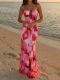 Sexy Printed Sling Maxi Dress GAXB-W586DS