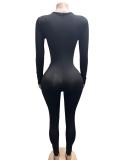 Hollow Out Long Sleeve Jumpsuit GFCF-1603
