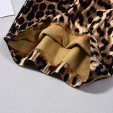 Leopard Printed Sequin Casual Pants GNZD-11630PBM