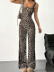 Leoaprd Printed Sleeveless Backless Jumpsuit GNZD-060051JBL