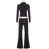 Long Sleeve Knits Sport Two Piece Pants Set GPKJ-MR52178