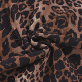 Leopard Printed Mini Skirt GPKJ-MR52555
