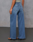 Fashon Washed Straight Jeans GKNF-KM-254218