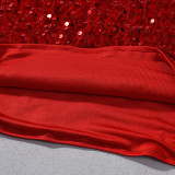 Sequin Backless Mini Dress GNZD-32886DBY