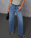 Fashon Washed Straight Jeans GKNF-KM-254218