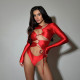 Hollow Out Long Sleeve Bodysuit GDSF-D26BS411