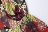 Printed Halterneck Mini Dress XEF-K6D19473A