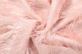 Backless Fur Sequin Sling Mini Dress XEF-K6D19836A