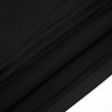 Solid Color Long Sleeve Mini Dress GDSF-Q26DS278
