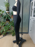 Solid Color Hollow Out Jumpsuit GHYX-TXY0085