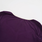 Contrast Color Long Sleeve T Shirt GPKJ-MR52518