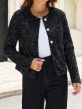 Solid Color Sequin Coats GYLY-10837