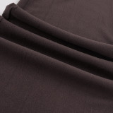 Rivet Solid Color Knits Flare Pants GPKJ-MR52452