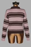 Contrast Color Knits Pullover GXIY-K26L3061