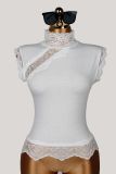 Lace Patchwork Sleeveless Top GXIY-K26L2635