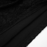 Lace Long Sleeve Backless Mini Dress GSZM-D26DS420