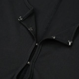 Hollow Out Long Sleeve Romper GHYX-PH077