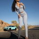 Long Sleeve Zipper Coat Two Piece Pant Set GHYX-H229