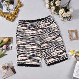 Zebra Stripe Slim Short GNJF-Z&217