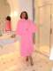 Bat Sleeve Ruched Maxi Dress GFXI-fx938