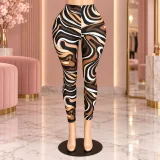 Tie Dye Printed Yoga Skinny Pants GNJF-Z&228