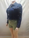 Long Sleeve Zipper Denim Jackets GAKF-A51012