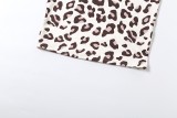 Leopard Printed Long Sleeve Midi Dress DLSF-K6D20547A