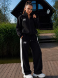 VIP1 Letter Printed Long Sleeve Two Piece Pants Set SFY-TW928M